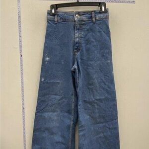 Zara Relaxed Fit Denim Jeans - Classic Blue